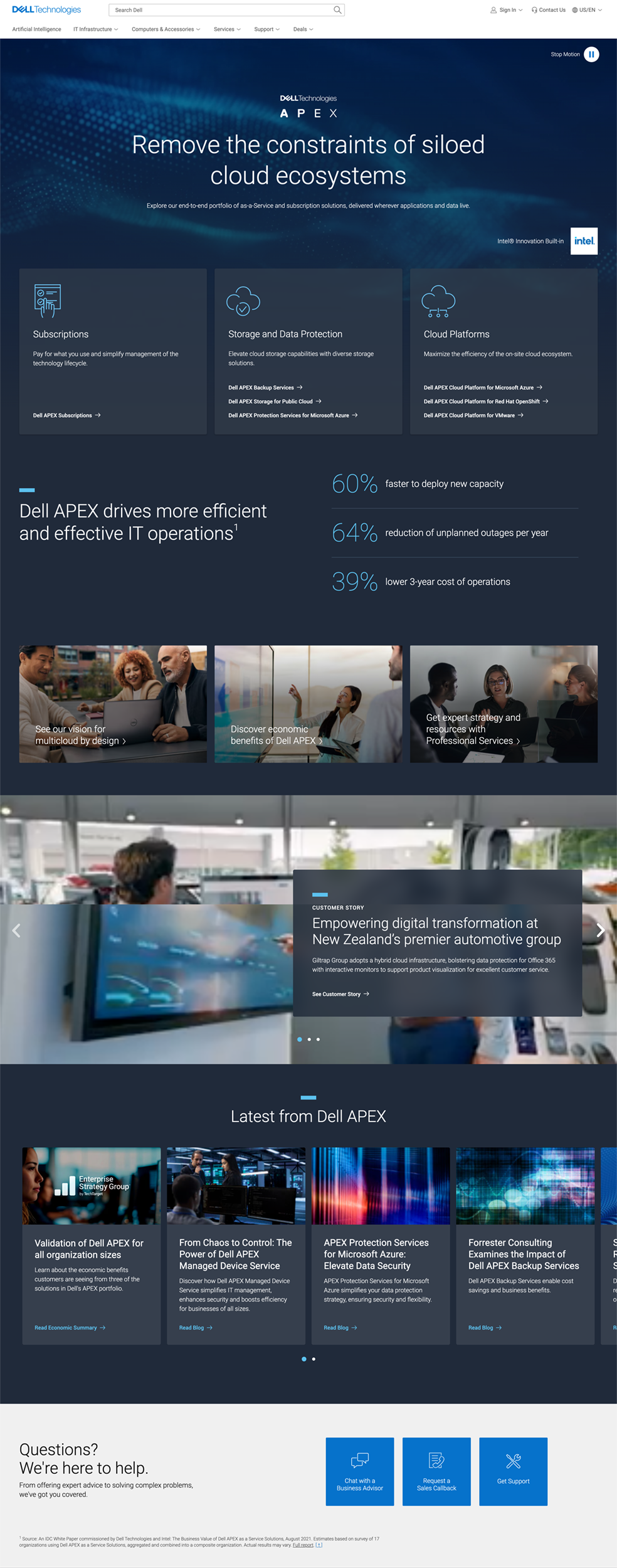 The best part of designing an effective design system and content management system is seeing the engaging and on brand webpages that it has the potential to produce.